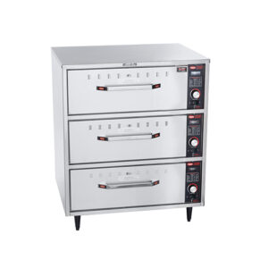 Hatco HDW-3N Freestanding Narrow Three Drawer Warmer
