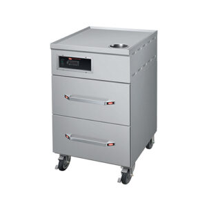 Hatco HRDW-2U Two Drawer Rice Warmer With Utensil Well