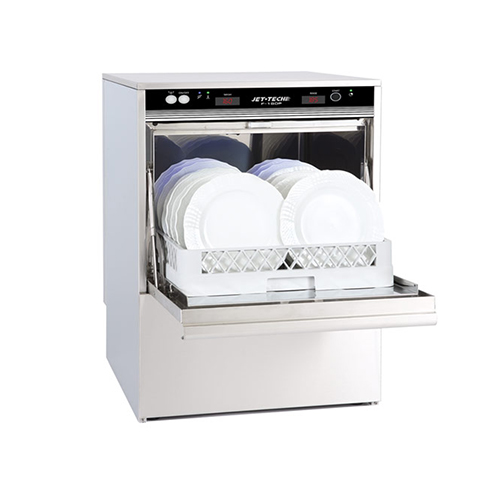 Jet Tech F-16DP High Temperature 24 Racks / Hour Undercounter Dishwasher With Built-in Booster