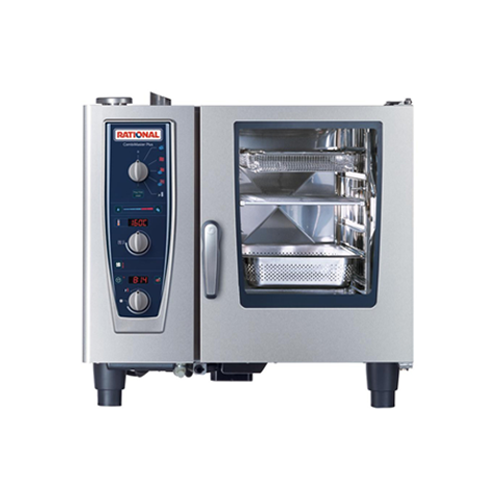 Rational CombiMaster B619106.19.202 61E 6 Pan Half Size Electric Combi Oven - 1Ph, 240V
