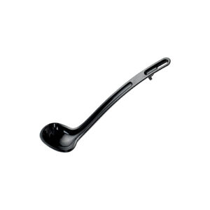 Winco CVLD-13K 1 Oz Black Polycarbonate Serving Ladle