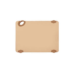 Winco CBK-1218BN 12″ x 18″ Brown Plastic Cutting Board With Hook