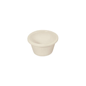 Winco RP-4B 4 Oz Plain Bone Melamine Ramekin