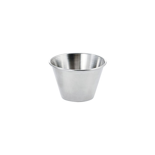 Winco SCP-25 2 1/2 Oz Stainless Steel Sauce Cup – 12 / Pack