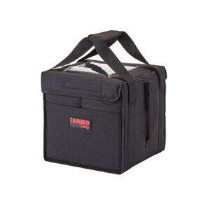 Cambro GBD101011110 Insulated Black Small Folding Food Delivery Bag