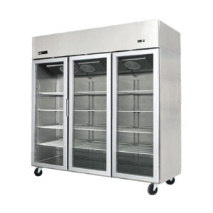 EFI F3-78GDSVC 78″ 3 Door Glass Reach In Freezer