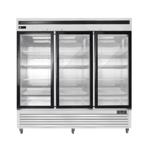 EFI F3-82GDSVC 82″ 3 Door Glass Reach In Freezer