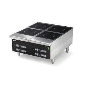 Vollrath 924HIDC Cayenne Four Hob Heavy Duty Digital Countertop Induction Cooker / Range - 208V, 2500W