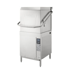 Hobart AM16-BAS-2 High Temperature 60 Racks / Hour Base Door Type Dishwasher - 1Ph, 208V