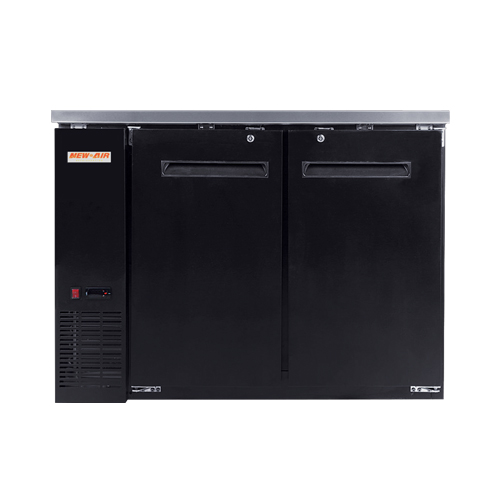 New Air NBB-48-SB-N 48″ Narrow 2 Door Solid Back Bar Refrigerator