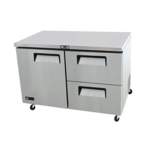 EFI FUDW2-48VC 48″ Undercounter Freezer With 1 Door & 2 Drawers