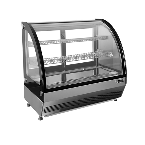 EFI CGCM-CT-2726 28″ Curved Glass Countertop Display Refrigerator
