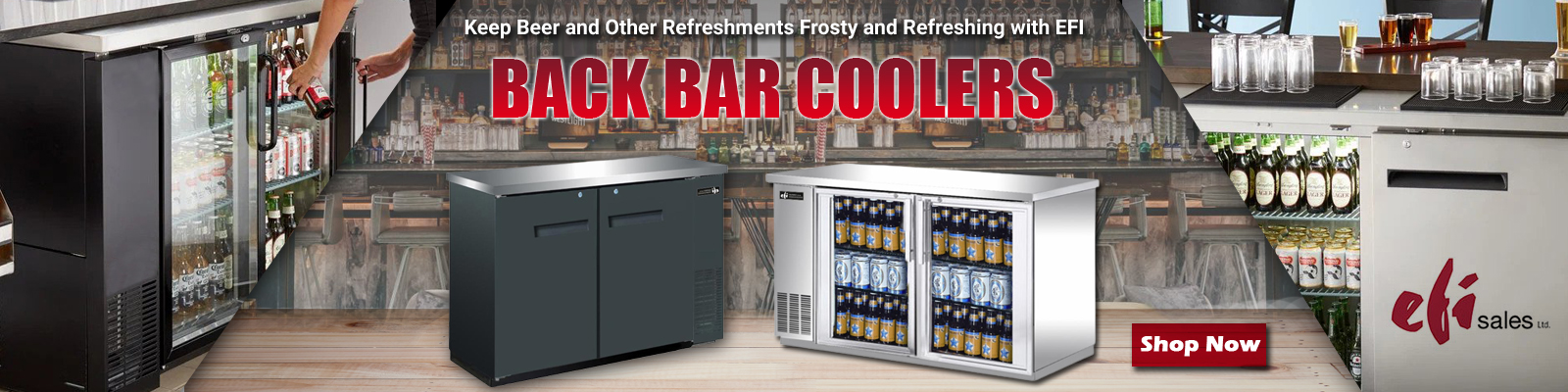 EFI Bar Refrigeration Equipment, Beer Dispensers