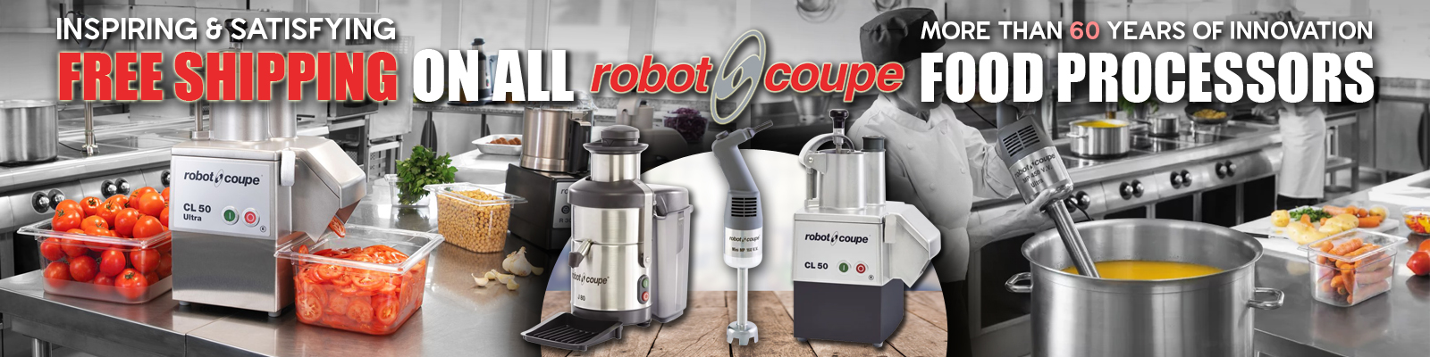 Robot Coupe Commercial Food Processors, Robot Coupe Food Preparation Equipment