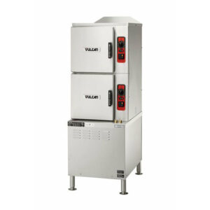 Vulcan C24ET10 10 Pan Electric Convection Steamer on Cabinet Base - 1Ph, 240V