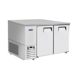 Atosa MBB48GR 48″ 2 Door Solid Stainless Back Bar Refrigerator