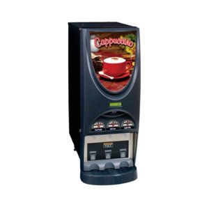 Bunn 36900.6009 iMIX-3 Black Hot Beverage Dispenser With Portion Control and 3 Hoppers
