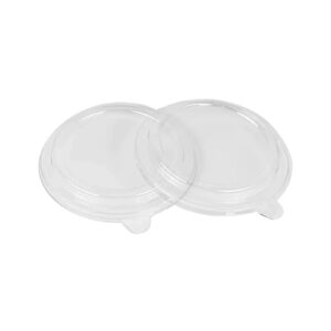 Globe 6750 PET Recyclable Kraft Bowl Lid – 300/Case