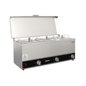 Omcan FW-CN-0253 Triple Sauce Pot Warmer