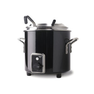 Vollrath 7217260 10 Lt Retro Soup Kettle Black