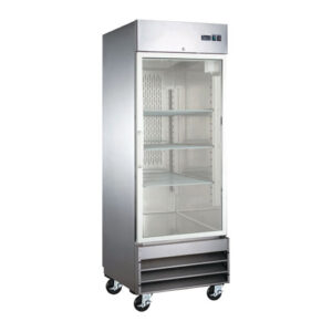 Omcan RE-CN-0021-G-HC 1 Door Glass Reach-In-Refrigerator