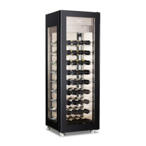 Omcan WC-CN-0400 Single Temperature Full Size 4-Glass View Wine Merchandiser