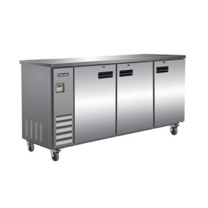 Celcold CBB72S 72″ 2 Solid Doors Stainless Back Bar Refrigerator