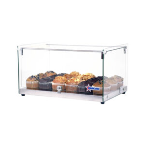 Omcan 44371 1 Tray Square Glass Bakery Display Case With Rear Door