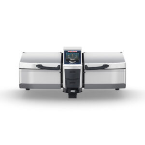 Rational iVario Pro 2-XS LMX100AE 9 Gallon Double Pan Electric Tilt Skillet - 3Ph, 208V