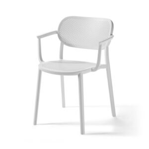 Tarrison AS35500A Nuta Restaurant Arm Chair White