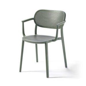 Tarrison AS35523A Nuta Restaurant Arm Chair Green