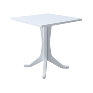 Tarrison ATPONEWHT Ponente Square Restaurant Table White