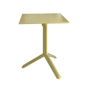 Tarrison ATTAKP10313535H75 Arket Plus Square Restaurant Table Lime